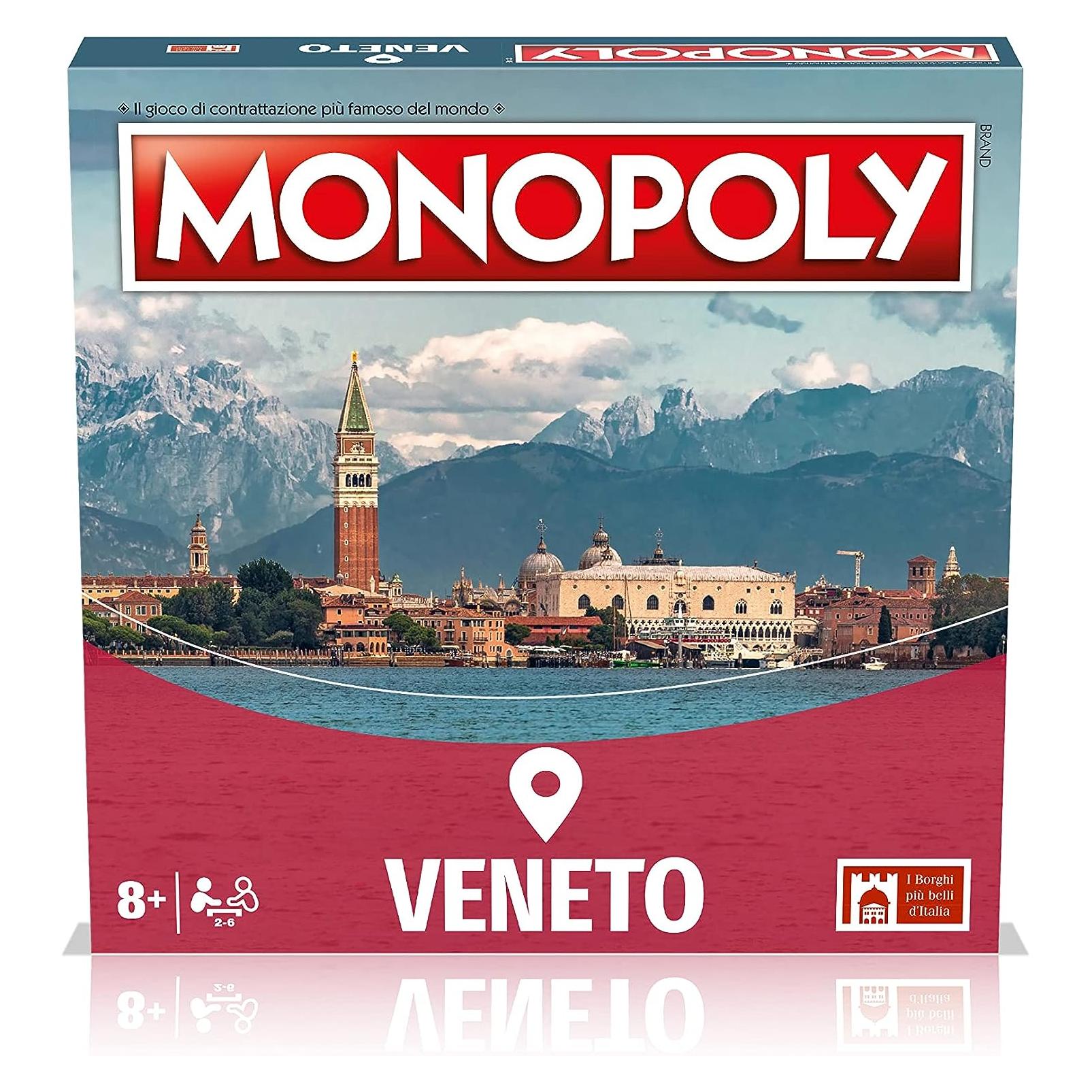 Winning Moves WM03463-ITA-6 - MONOPOLY - I BORGHI PI? BELLI D'ITALIA - VENETO (Italienisch) (62739)