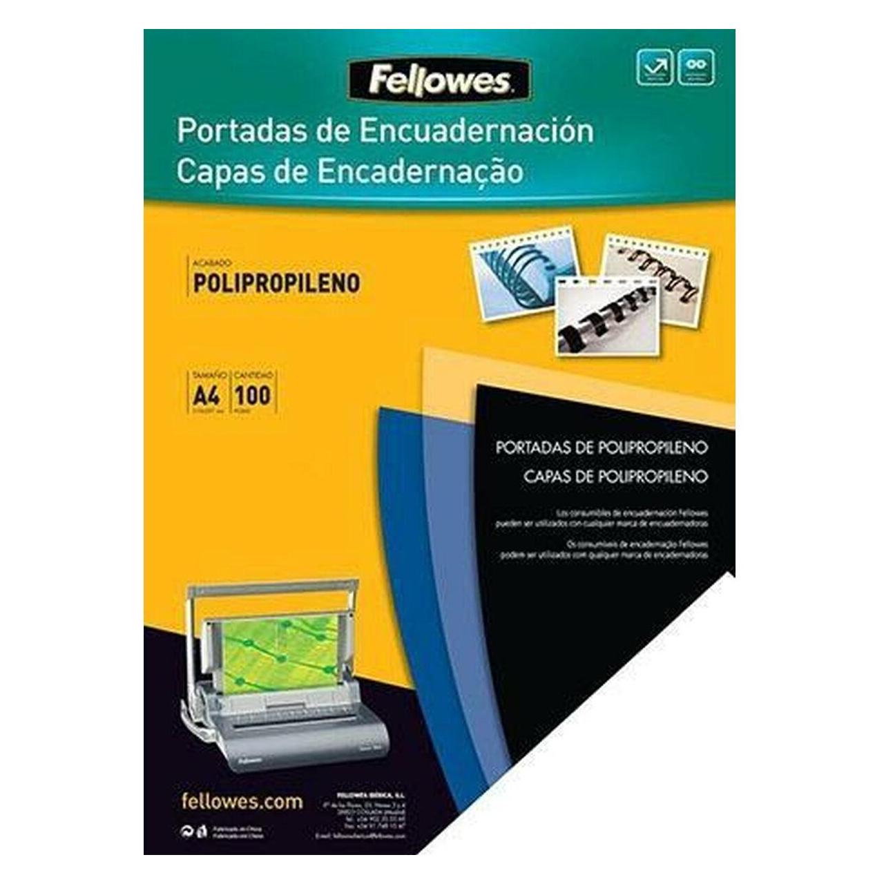 Fellowes Umschlag 54772 100 Stück Buchbinden Schwarz A4 Polypropylen (42830927)