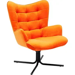 KARE DESIGN Sessel Oscar 86362 Stoff Orange