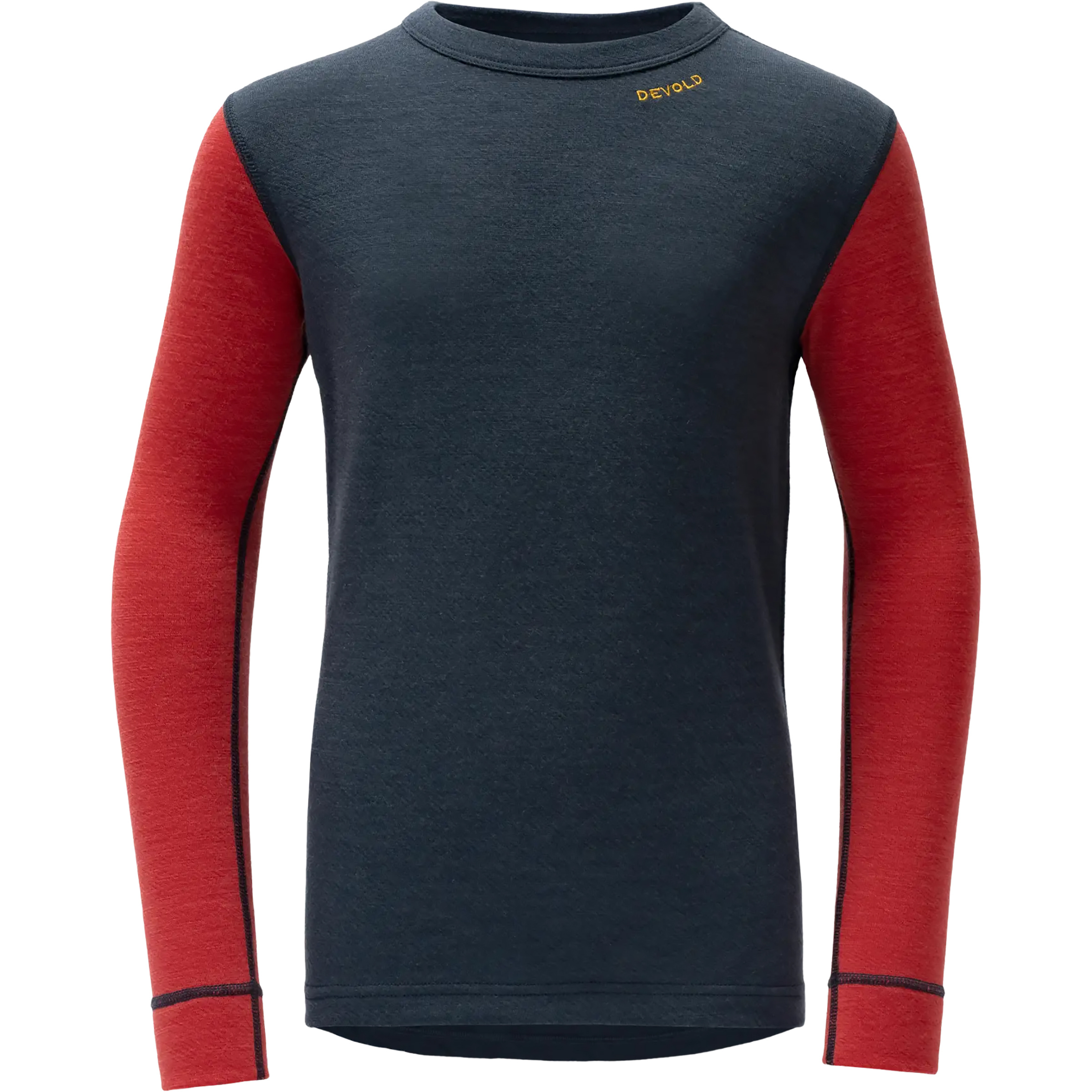 Devold Expedition Merino Kinder Langarm Unterhemden blau Größe 152 Elastisch Merinowolle
