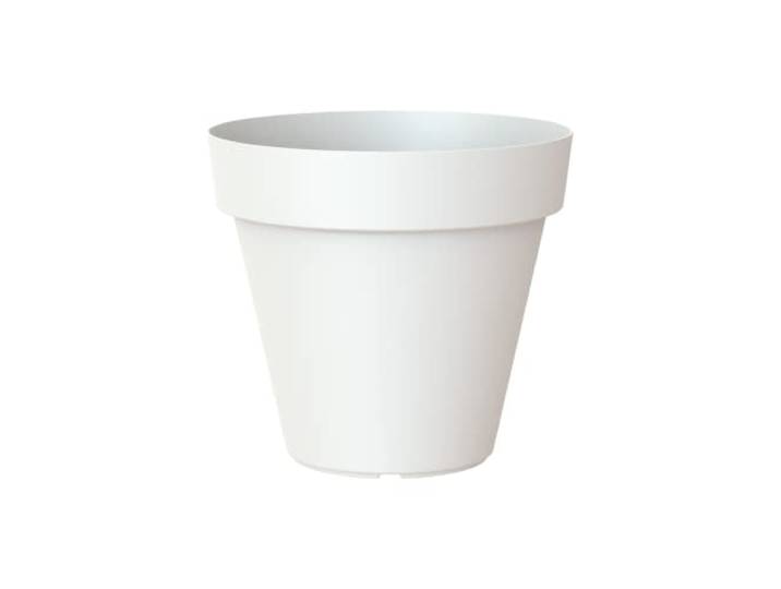 Artevasi Capri, Ronde plastic pot, 20cm, kleur: Wit