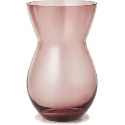 Calabas Vase 21 cm burgunderrot