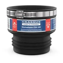 Crassus Steckadapter CSA 100 Schlauchadapter 100-105/100-116mm, 0,5 bar