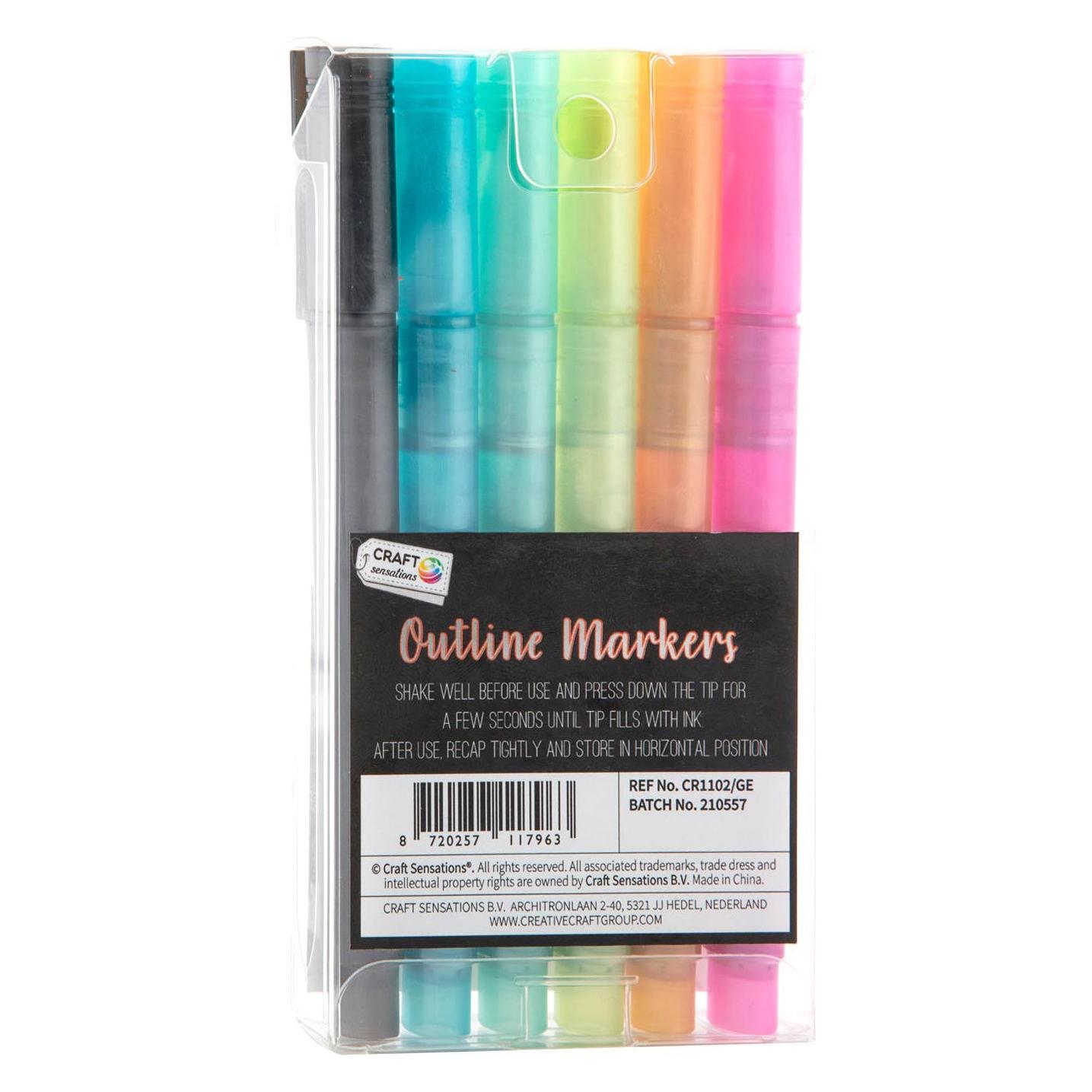 Grafix Umrissmarker, 6St. (6x) (K-CR5003/GE)