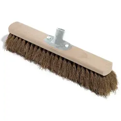 Saalbesen Sorex Kokos 80 cm Kehrbesen mit Stielhalter Power Stick