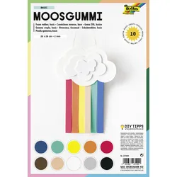 folia Moosgummi mehrfarbig