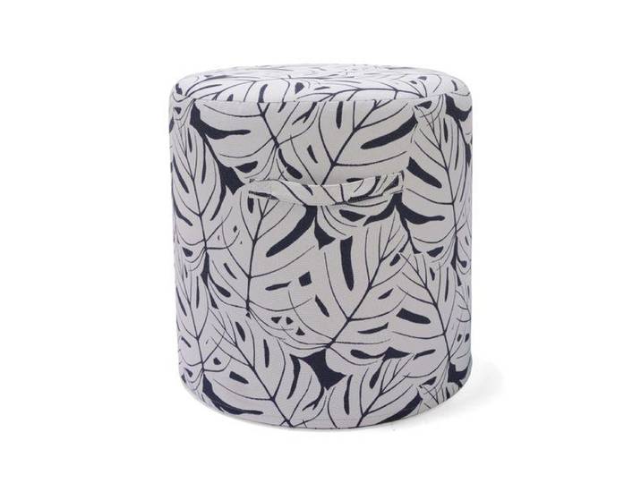 Pouf outdoor bleu foncé