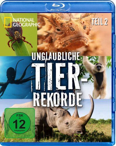 Unglaubliche Tier-Rekorde Teil 2 - National Geographic [Blu-ray] - Preis vom 13.10.2026 11:25:28 h