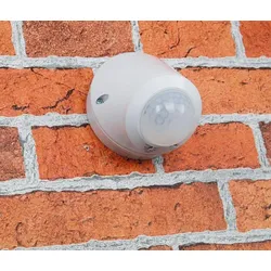 ChiliTec Wand- & Decken-Bewegungsmelder 360° PIR, LED geeignet, 8m Detektion, weiß