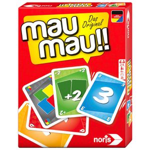 Noris Kartenspiel 606264441, Mau Mau, ab 6 Jahre, 2-6 Spieler