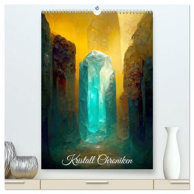 Kristall Chroniken (hochwertiger Premium Wandkalender 2027 DIN A2 hoch), Kunstdruck in Hochglanz