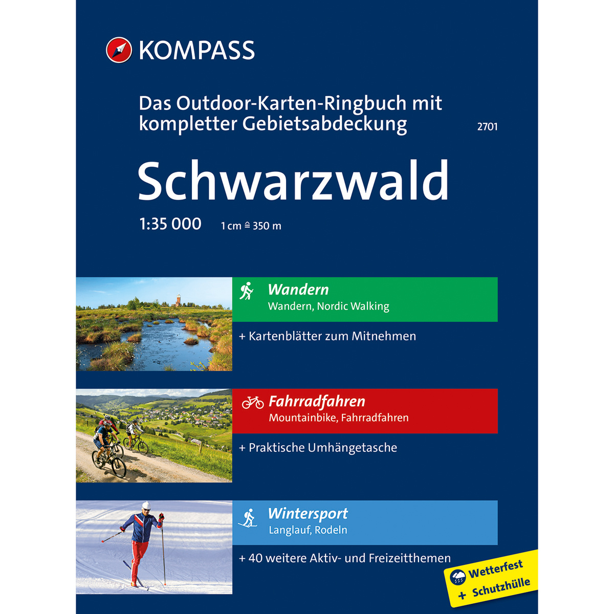 Kompass Verlag Schwarzwald Outdoor-Karten-Ringbuch (Größe One Size)