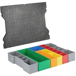 Bosch Professional, Zubehör Werkzeugaufbewahrung, L-BOXX inset box set 13 pcs