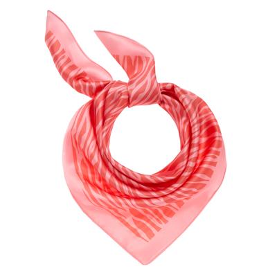 Modetuch LSCN BY LASCANA "Schal, Modeschal, Dreieckstuch, Nickituch, Halstuch", Damen, rosa (rot), Stoff, Polyester, gemustert, Modetücher, mit modischem Print