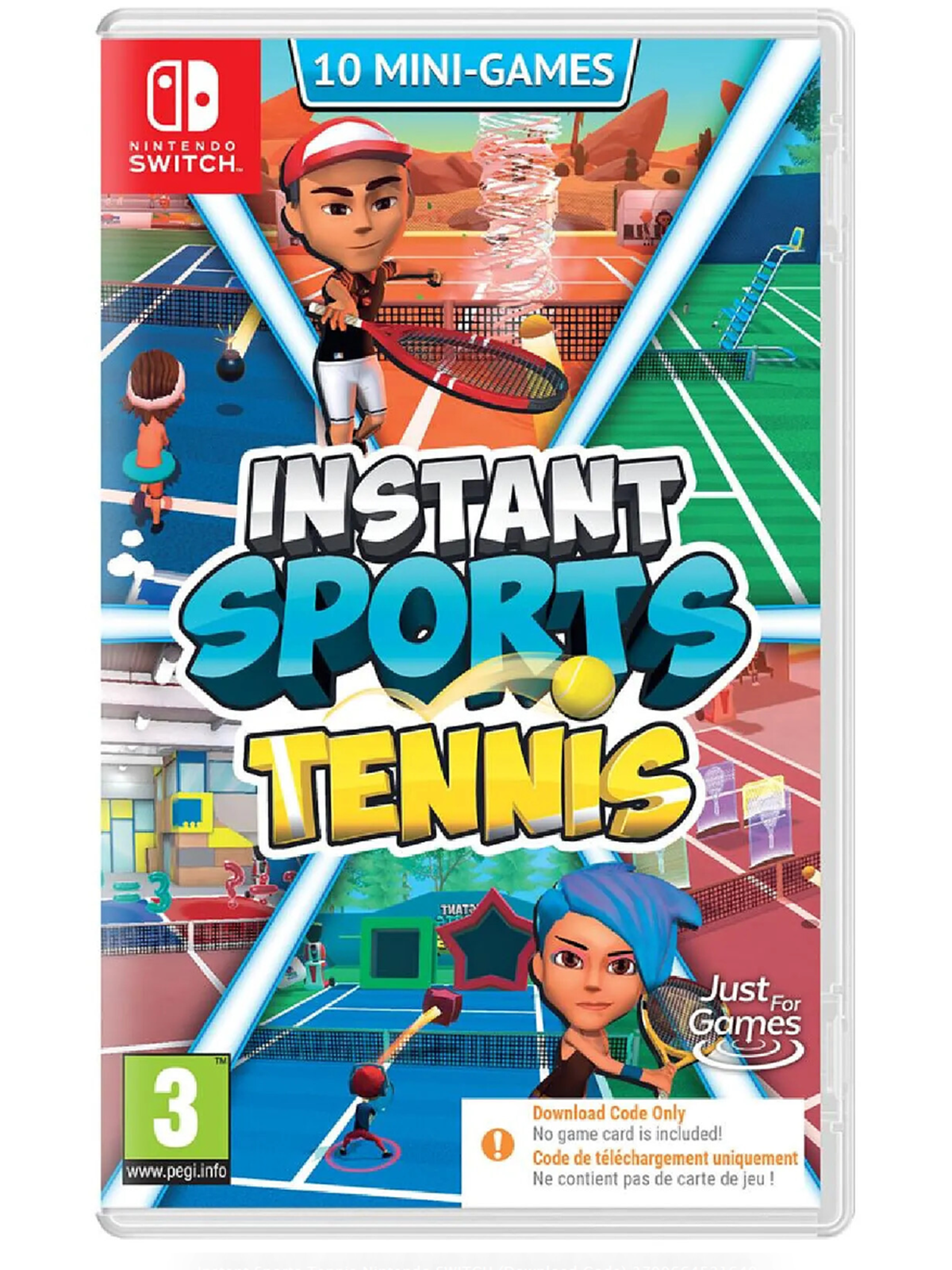 Instant Sports Tennis (Code in a Box) - Nintendo Switch - Sport - PEGI 3
