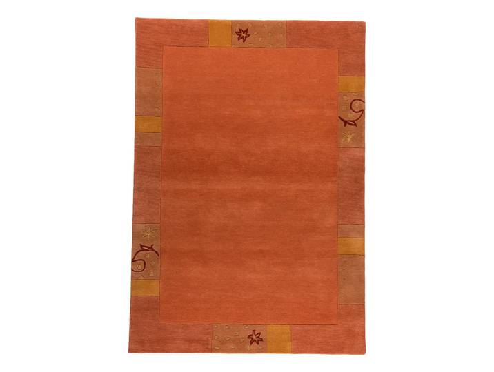 Wollteppich Royal Ganges Braun/Terracotta 90 x 160cm Mischgewebe