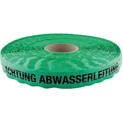 Ortungsband ''Achtung Abwasserleitung'' grün, L=250m