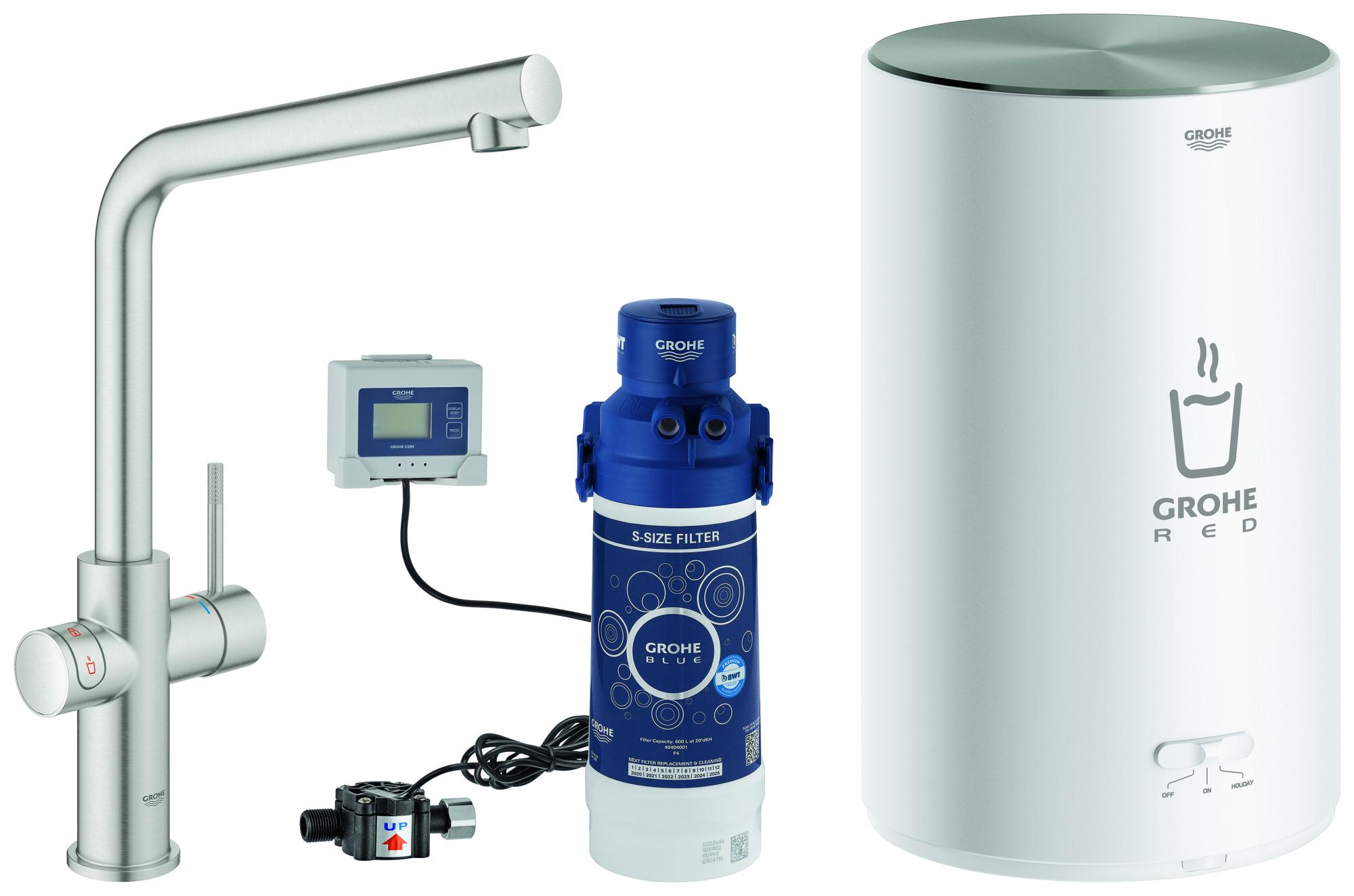 GROHE Red Duo, Standard, Stahl, Hebelgriffe, Einzelbild, Typ L, Keramik