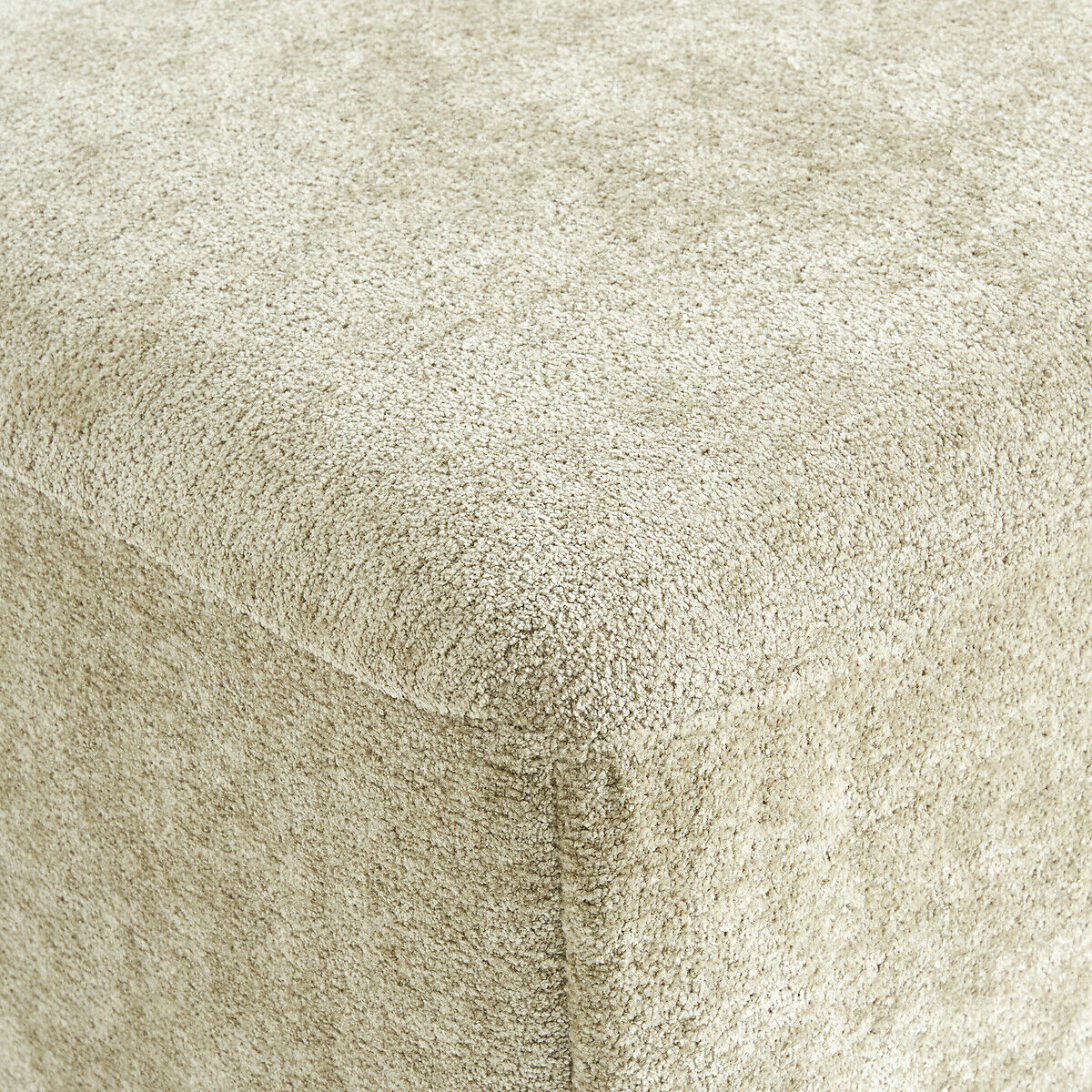 LA REDOUTE INTERIEURS Elément pouf pour canapé modulable, en chenille épaisse, AMAD