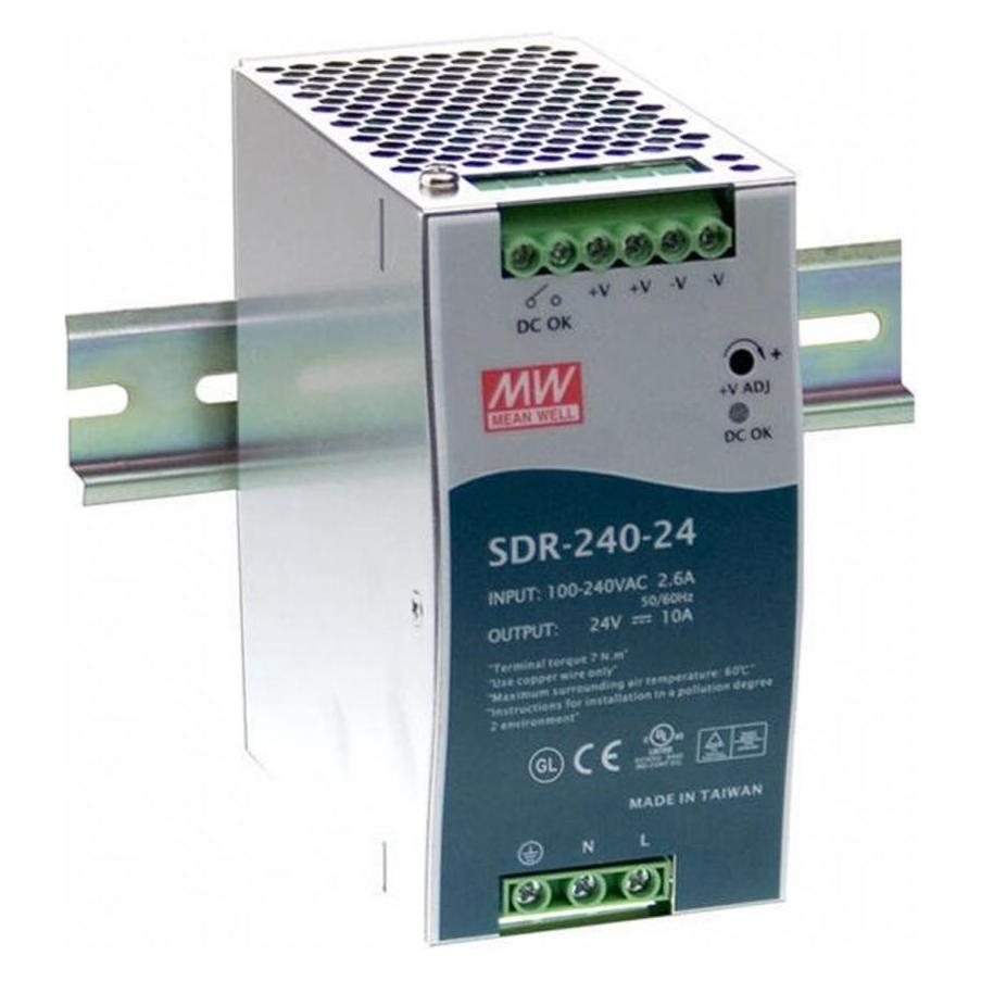 MeanWell DIN-Schienennetzgerät SDR-240-24 240 W (SDR-240-24)
