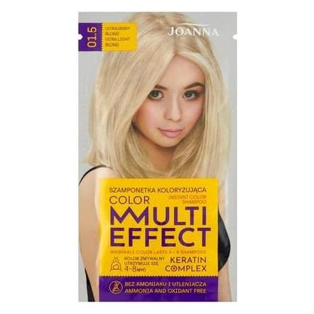 Joanna Multi Effect Keratin Complex Color Instant Color Shampoo 01.5 Ultra Lightonde 35G (Flüssiges Shampoo) (33425948)