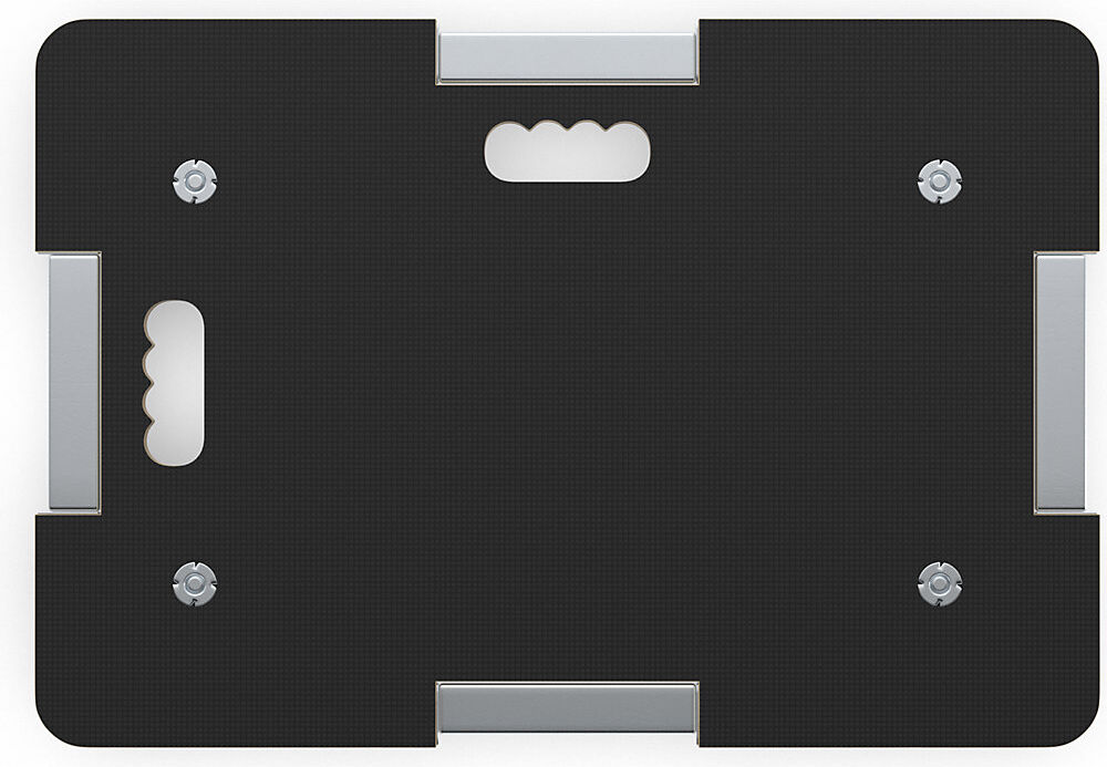 Transportroller aus Multiplexplatte, rechteckig, Tragfähigkeit 250 kg, Breite 434 mm Wagner