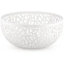 Alessi Schale Cactus Ø 21 cm Stahl Weiß