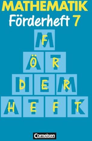 Heribert Gathen - Mathematik Förderschule - Förderhefte: Mathematik, Neue Ausgabe für Sonderschulen, Förderhefte, H.7 - Preis vom 09.10.2026 07:28:09 h
