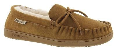 BEARPAW Moc II (Men's) Casual Shoes in Hickory, Size 12 W, Leather