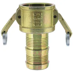 Lüdecke, Schlauchanschluss + Schlauchverbinder, Mutterteil mit Schlauchtülle voller Durchgang (38 mm)