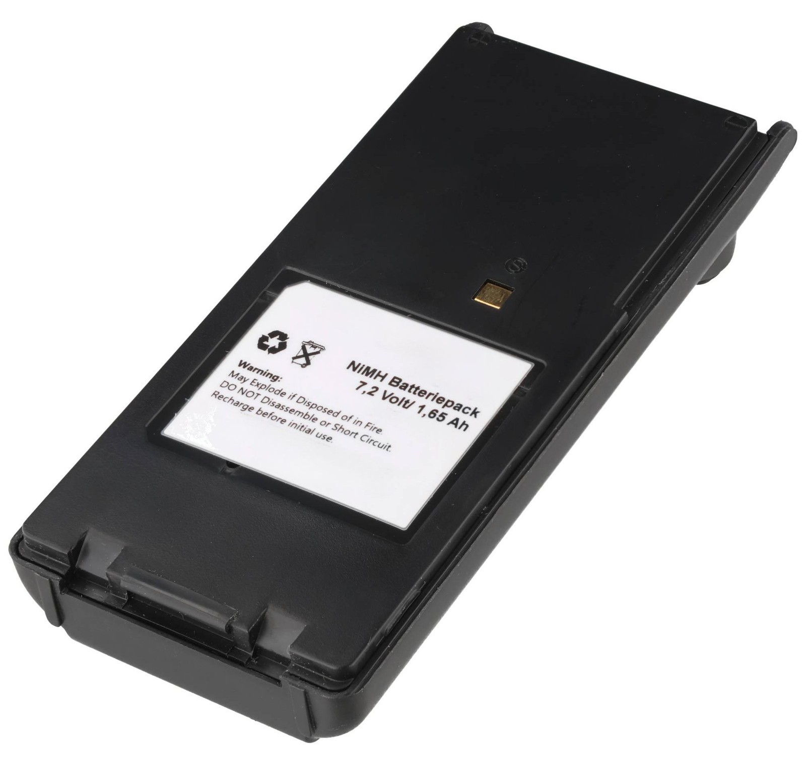 AccuCell NiMH-accu 7,2V 1650mAh vervangt Icom BP-209, BP-209N, BP-210, BP-210N, BP-222, BP-222N
