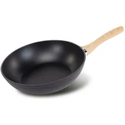 Lamart Natur LT1306 – Aluminum Wok Frying Pan 28 cm, Pfanne + Kochtopf
