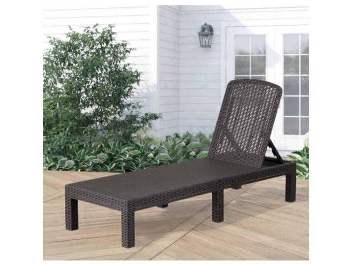 Bain de soleil - Chaise longue - Gris Graphite