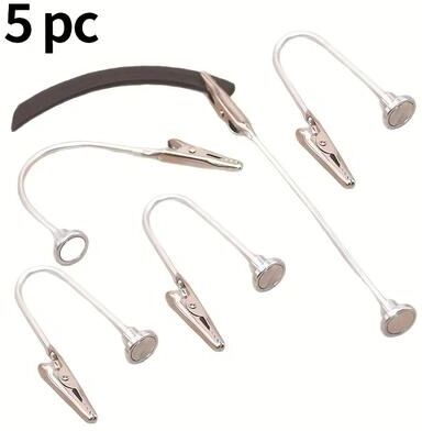 Uplift Picks Stainless Steel Magnetic Mosquito Coil Holder With Ash Tray Base And Secure Support Frame 5 Pcs