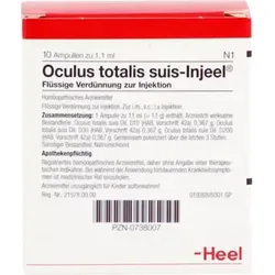 OCULUS totalis suis Injeel Ampullen 10 St Ampullen