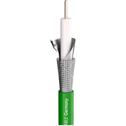 DAMAR & HAGEN BNC Crimp-Kabelstecker, gerade, chromfarben
