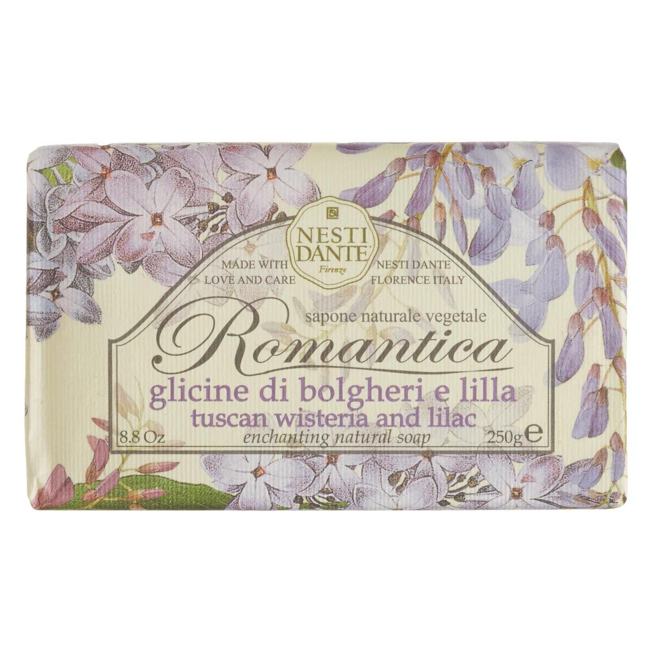Nesti Dante Romantica Tuscan Wisteria & Lilac (Hartseife, 250 g) (0837524001356)