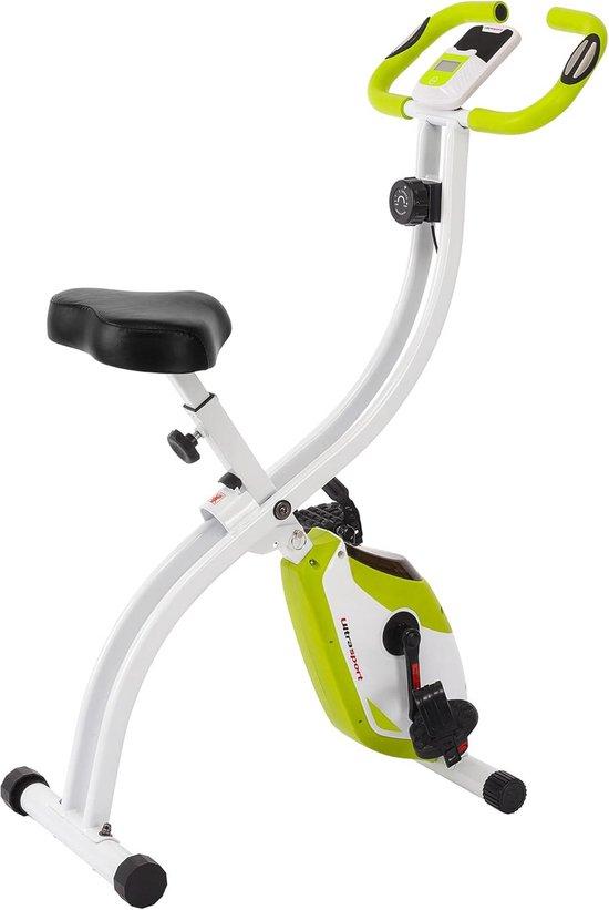 Hometrainer mit Trainingscomputer und Herzfrequenzmesser - faltbar