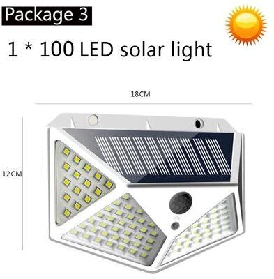 Inspire Curations SolarGlow Motion Sensor Garden Spotlight Waterproof Solar Outdoor Light package C