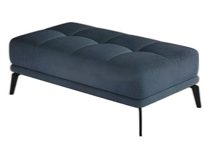 Xlmoebel Polsterhocker Eleganter Polsterhocker in Grau mit stilvollem Design (Hocker, 1 St., Hocker), Hergestellt in Europa
