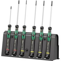 Wera 2035/6 B Elektrotechnik und Feinwerktechnik Schraubendreher-Set 6teilig Schlitz, Kreuzschlitz Phillips 05118152001