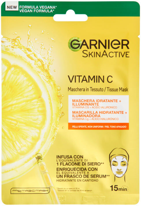 Garnier Vitamin C Maschera in tessuto Idratante e illuminante