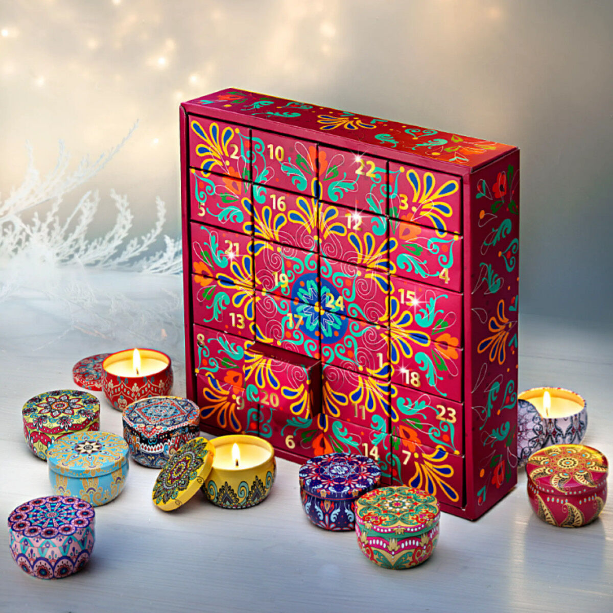 None Adventskalender Duftkerzen Sensi