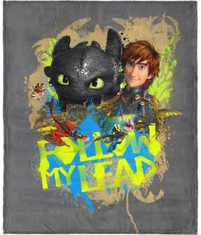 How to Train Your Dragon Follow My Lead Silk Touch Throw Blanket 60x80 inches by THE NORTHWEST GROUP in Follow My Lead (Size OS)