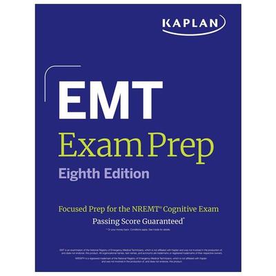EMT Exam Prep, Eighth Edition: Focused Prep for the Nremt Cognitive Exam + One Full Length Practice Test (2026), Taschenbuch von Kaplan Medical,