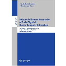 Multimodal Pattern Recognition of Social Signals in Human-Computer-Interaction, Fachbücher von Stefan Scherer, Friedhelm Schwenker