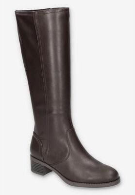 Women's Tucker Tall Boot by Easy Street in Brown (Size 8 M)