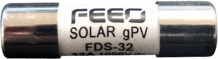 Fusibile 15A 1000V DC per fotovoltaico 10x38   FEEO