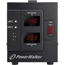 Powerwalker AVR 1500 SIV FR - 110-280 V - 50-60 Hz - 1500 VA - 1200 W - 2 AC-Ausgänge - 312 (1500 VA, 1200 W), USV