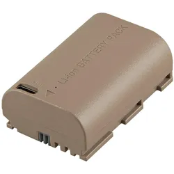 Jupio LP-E6NH Ultra C (USB-C Input) 2400mAh (Kamera Akku), Kamera Stromversorgung, Braun